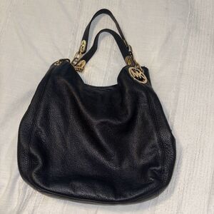 michael kors shoulder bag black